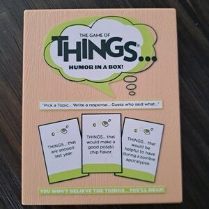 Things... Game - Humor in a Box